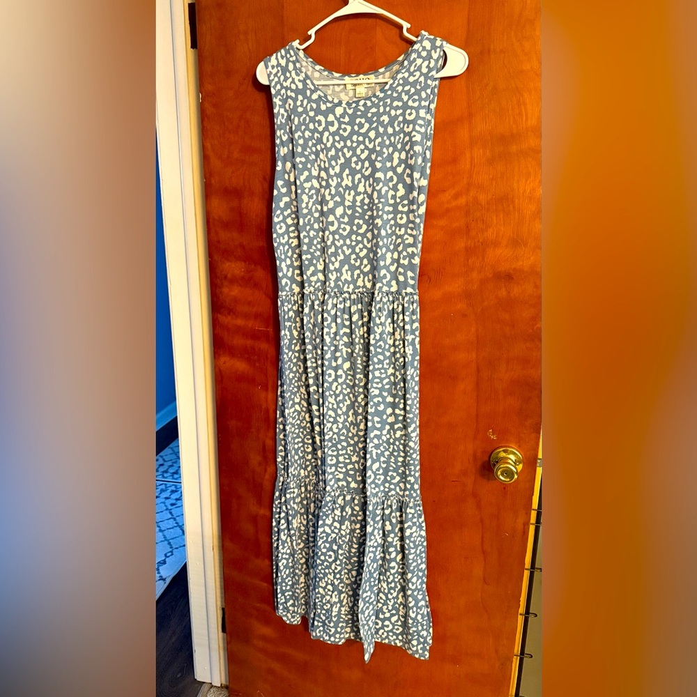 Leopard maxi dress